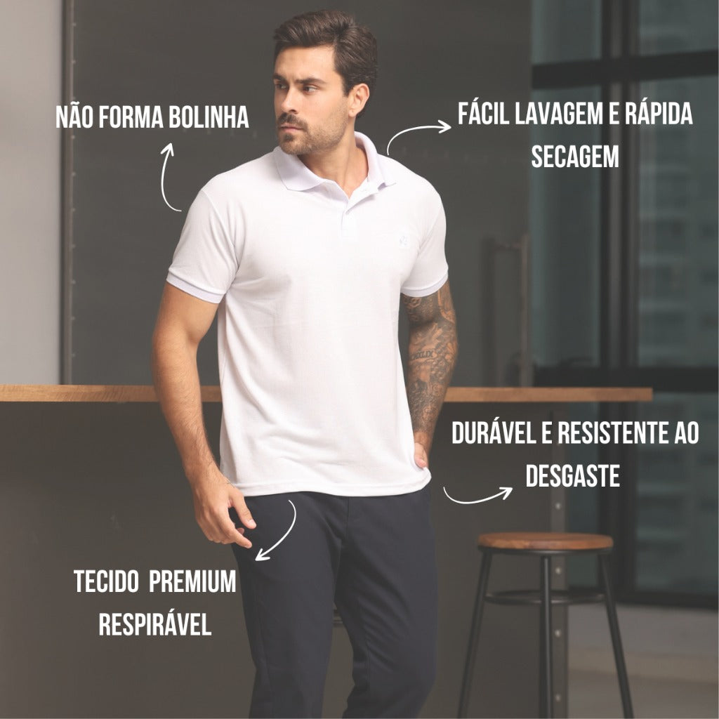 Kit 4 Camisa Polo Domani