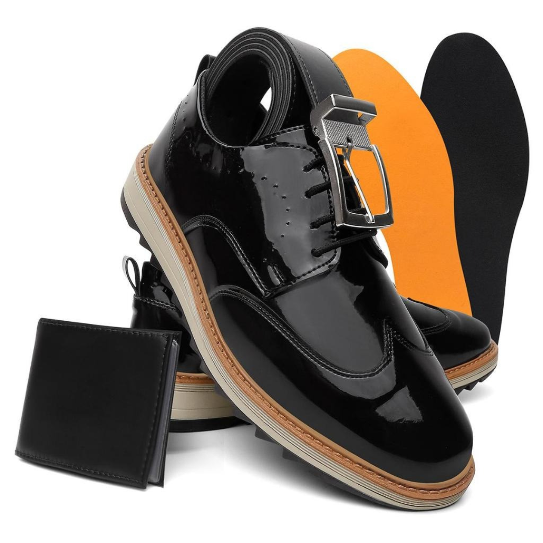 Kit Sapato Blackford + Carteira + Cinto